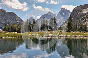 Paintbrush Canyon Trail in Grand Tetons National Park, Wyoming,