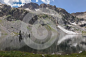 Paintbrush Canyon Trail in Grand Tetons National Park, Wyoming,