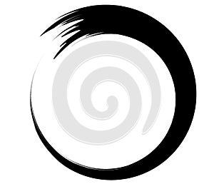 Paintbrush, paint stroke circle element