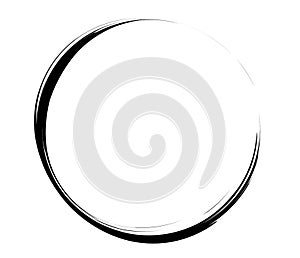 Paintbrush, paint stroke circle element