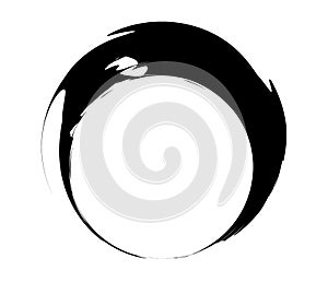 Paintbrush, paint stroke circle element