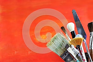 Paintbrushes photo