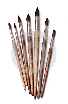 Paintbrushes for watercolor