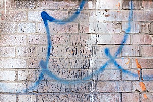 Painted abstract background. Colorful brick cement wall background and texture. Abstract empty background Photo of gray natural