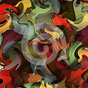 Painted abstract background for design