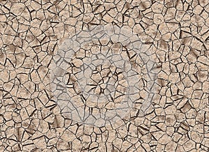 Painted background of dry cracked ground