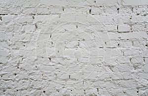 Painted brick white wall 2