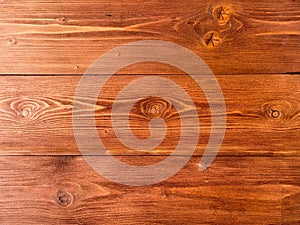 Painted in brown, wood background from pine boards, contrasting
