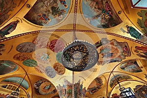 Painted ceiling