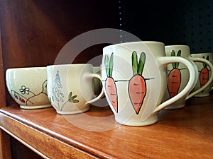 Handmade Painted Ceramic Mugs