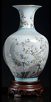 Painted Chinese vase of ancient dynasty