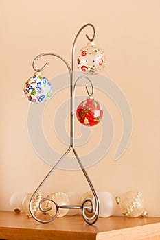 Painted Christmas ornaments