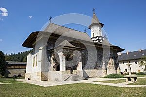 Painted church in Moldavia