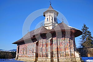 Painted church in Romania, Moldovita orthodox monastery