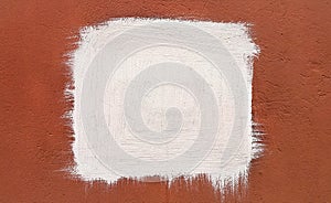 Painted concrete wall