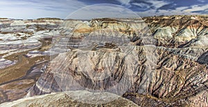 Painted Desert Arizona Panoramic Overlook
