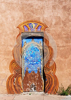 Painted Door Santa Fe New Mexico