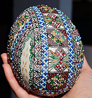 Painted Easter egg