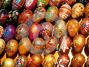 Painted Easter eggs