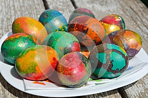 Painted easter eggs