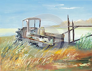 Painted Farm Truck