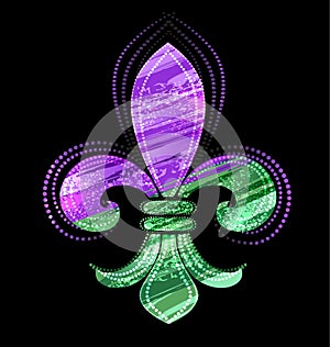 Painted Fleur-de-lis