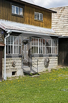 Painted folk house, Cicmany, Slovakia