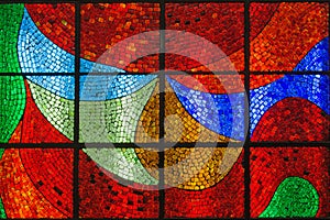 Painted glass background