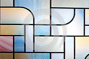 Painted glass background