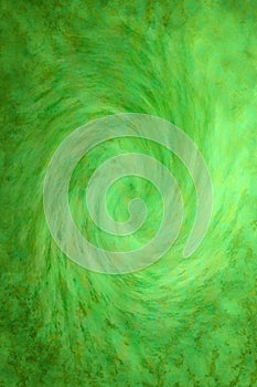 Painted Green Swirl Background