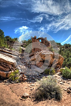 Painted Hand Ruins from below Canyon of the Ancients National Monument