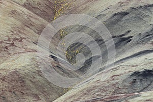 Painted Hills in the John Day Fossil Beds National Monument at Mitchell City, Wheeler County, Northeastern Oregon, USA