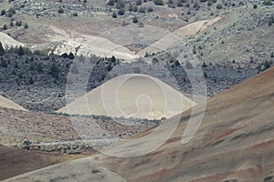 Painted Hills in the John Day Fossil Beds National Monument at Mitchell City, Wheeler County, Northeastern Oregon, USA