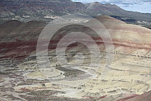 Painted Hills in the John Day Fossil Beds National Monument at Mitchell City, Wheeler County, Northeastern Oregon, USA