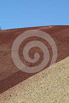 Painted Hills in the John Day Fossil Beds National Monument at Mitchell City, Wheeler County, Northeastern Oregon, USA