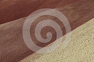 Painted Hills in the John Day Fossil Beds National Monument at Mitchell City, Wheeler County, Northeastern Oregon, USA