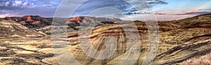Painted Hills in Oregon Panorama
