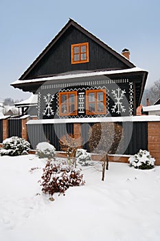 Painted house in cicmany