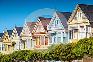 Painted Ladies at Alamo Square, San Francisco, California, USA