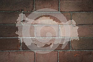 Map of turkey on a old brick wall