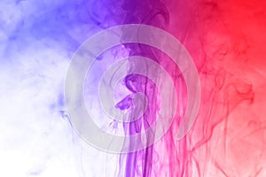 Painted multi colored Smoke