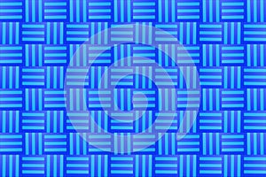 Painted Overlapping Blue Stripes
