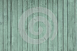 Painted Plain Teal Blue and Gray Rustic Wood Board Background that can be either horizontal or vertical. Blank Room or Space area