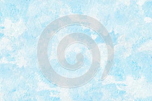 Painted plaster textured background, light blue color