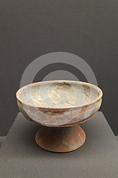 Painted Pottery Dou (stem plate)