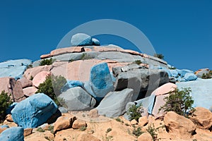 Painted Rocks, Tafraoute, Morocco
