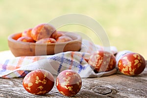 Speckled Easter Eggs