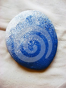 Painted stone