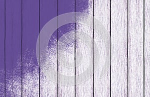 Painted wood background wallpaper with purple paint.