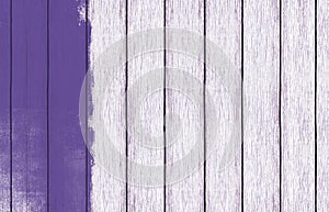 Painted wood background wallpaper with purple paint.